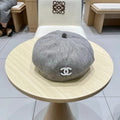 BERET HAT MOUSE GRAY WITH LOGO 672664