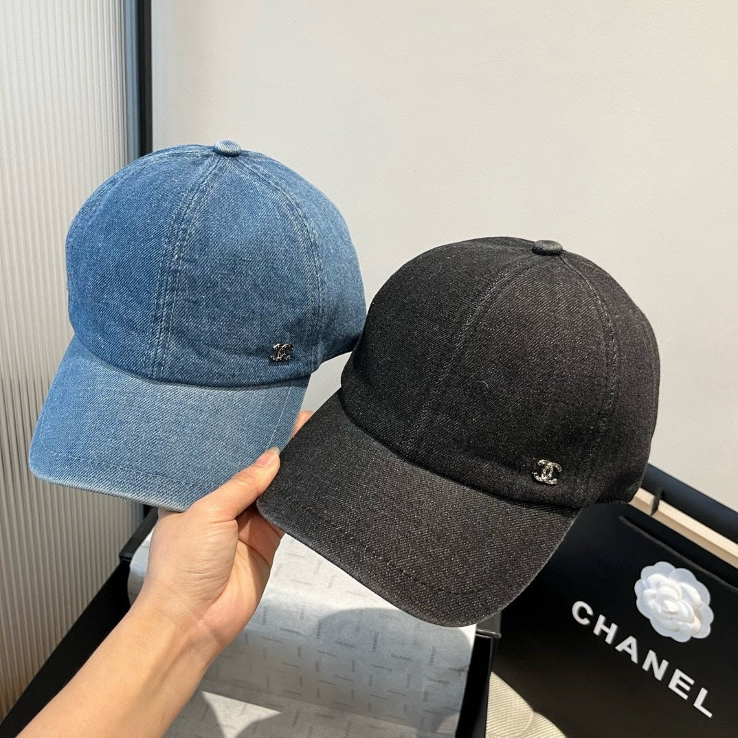 BASEBALL HAT DENIM CHARCOAL GRAY 673993