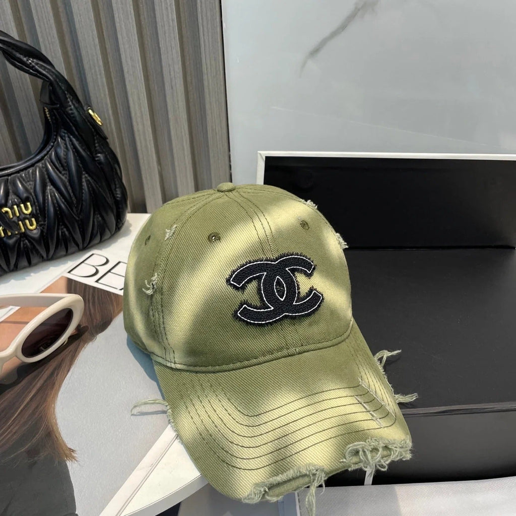 BASEBALL HAT IN OLIVE GRAY JEAN 672990