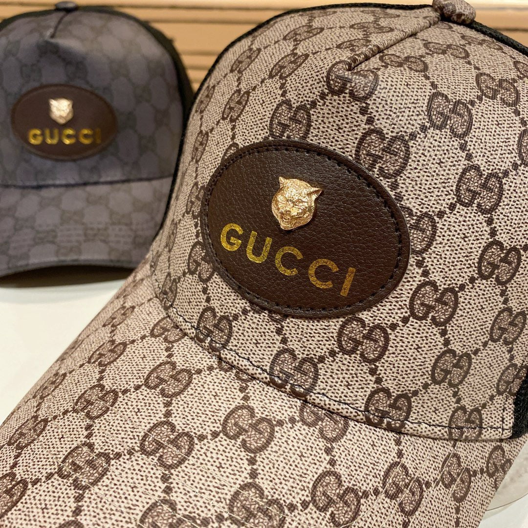 Gucci Tiger GG Supreme Monogram Baseball Caps