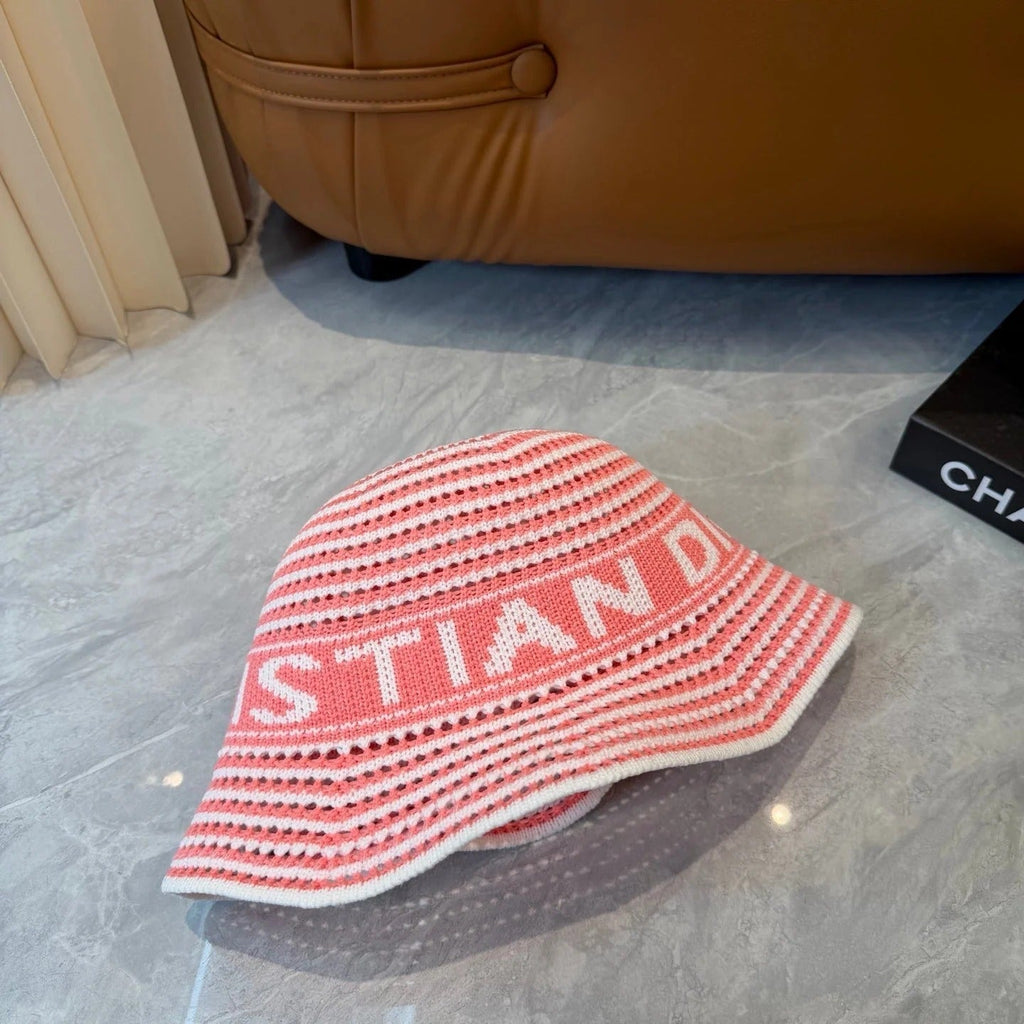CD Striped Bucket Hat Wool 280840