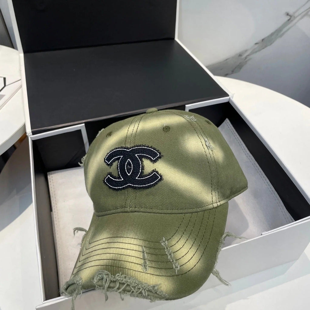 BASEBALL HAT IN OLIVE GRAY JEAN 672990