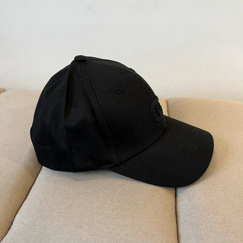 BASEBALL HAT IN FULL BLACK COTTON 672893