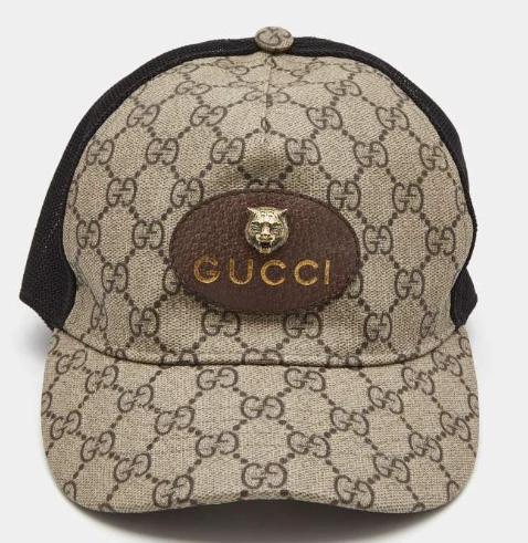 Gucci Tiger GG Supreme Monogram Baseball Caps