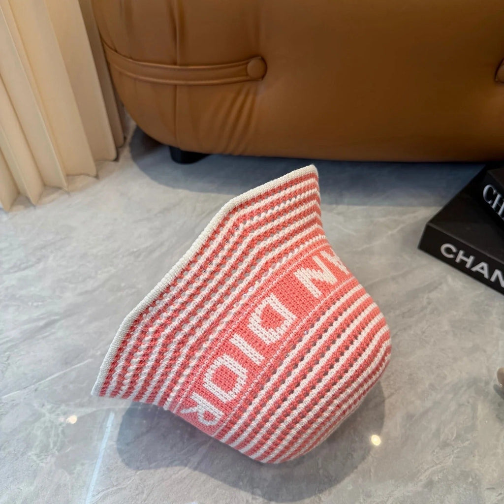 CD Striped Bucket Hat Wool 280840