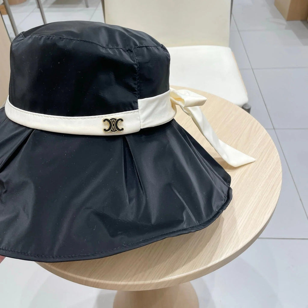 CELINE 25S BUCKET HAT 735019 IN BLACK