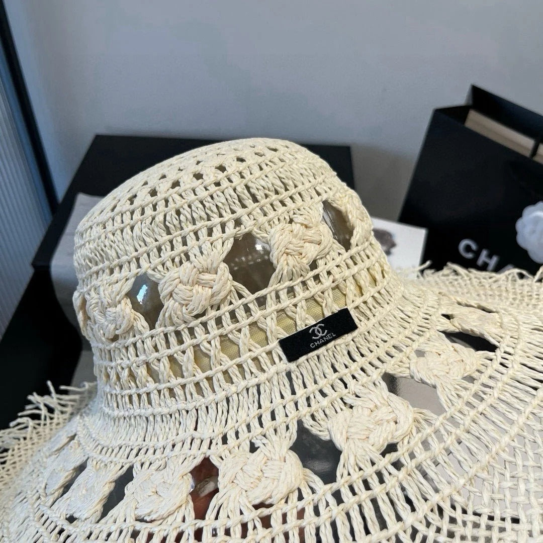 BOHEMIAN SUN HAT WHITE 673919
