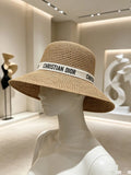 CD Wide Brim Straw Hat 280801