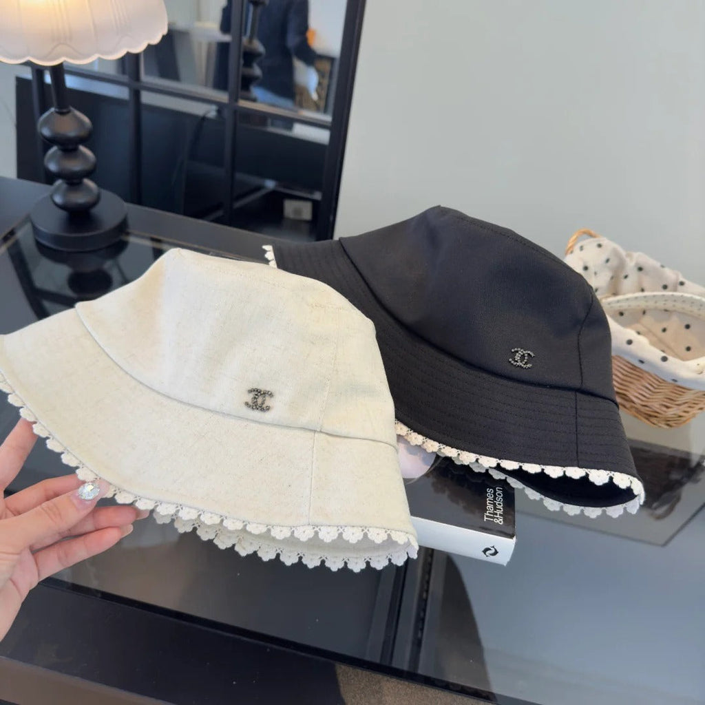 Chanel Lace Sun Hat 196101