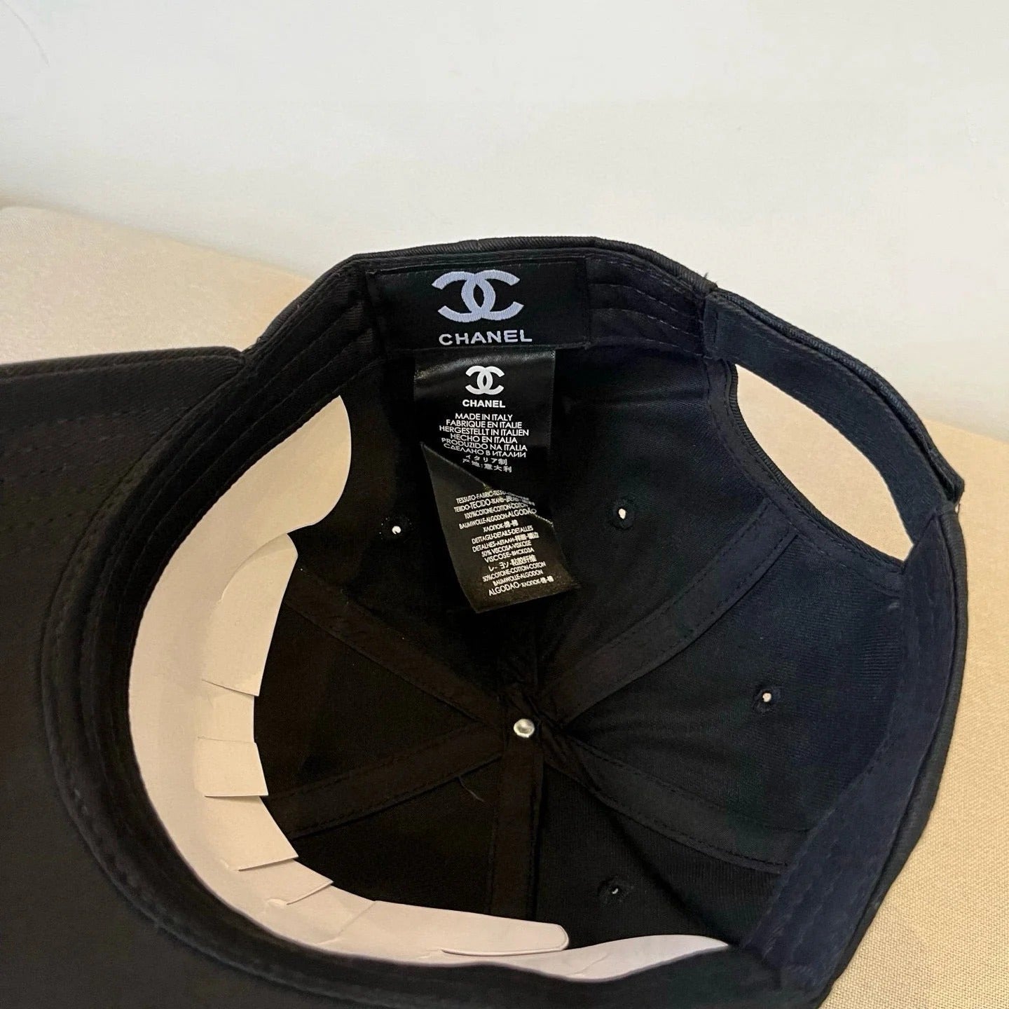 BASEBALL HAT IN FULL BLACK COTTON 672893