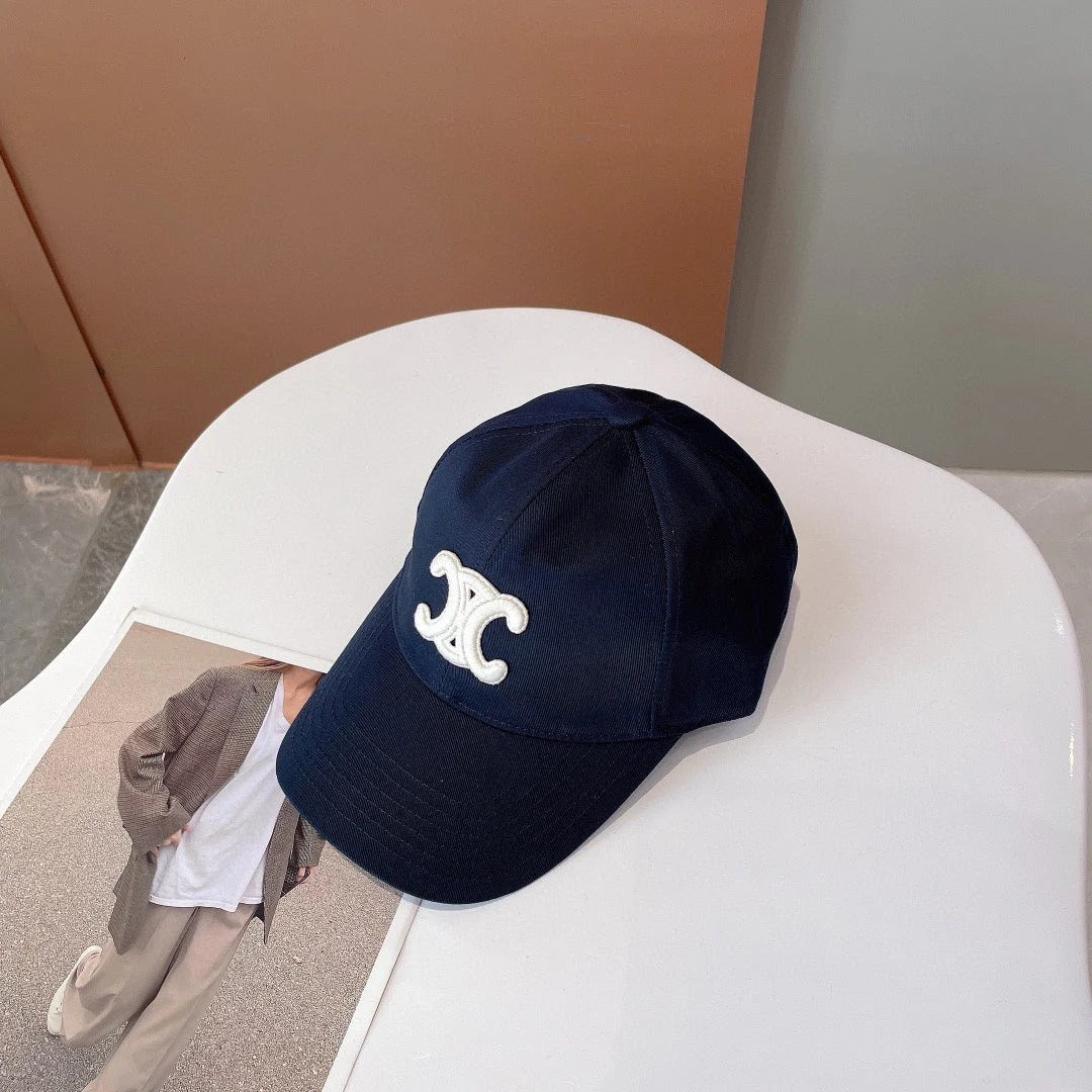 BASEBALL CAP IN BLACK CANVAS