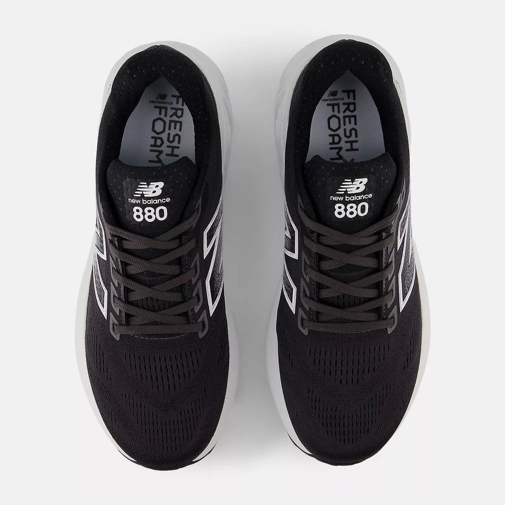 New Balance Mens Fresh Foam X 880v15- Black/White/Reflection (M880B15)