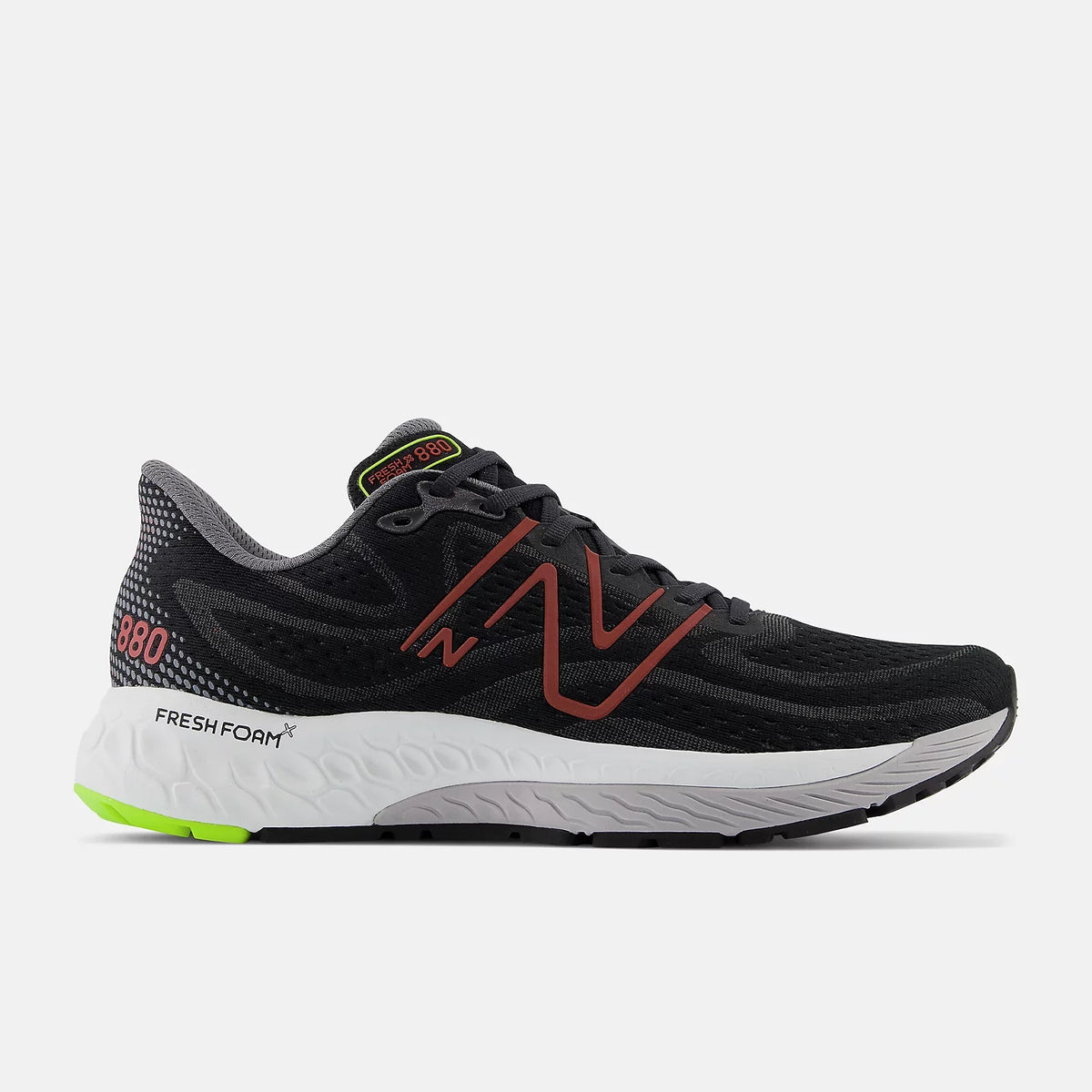 New Balance Mens X 880v13- Black/Brick Red (M880M13)