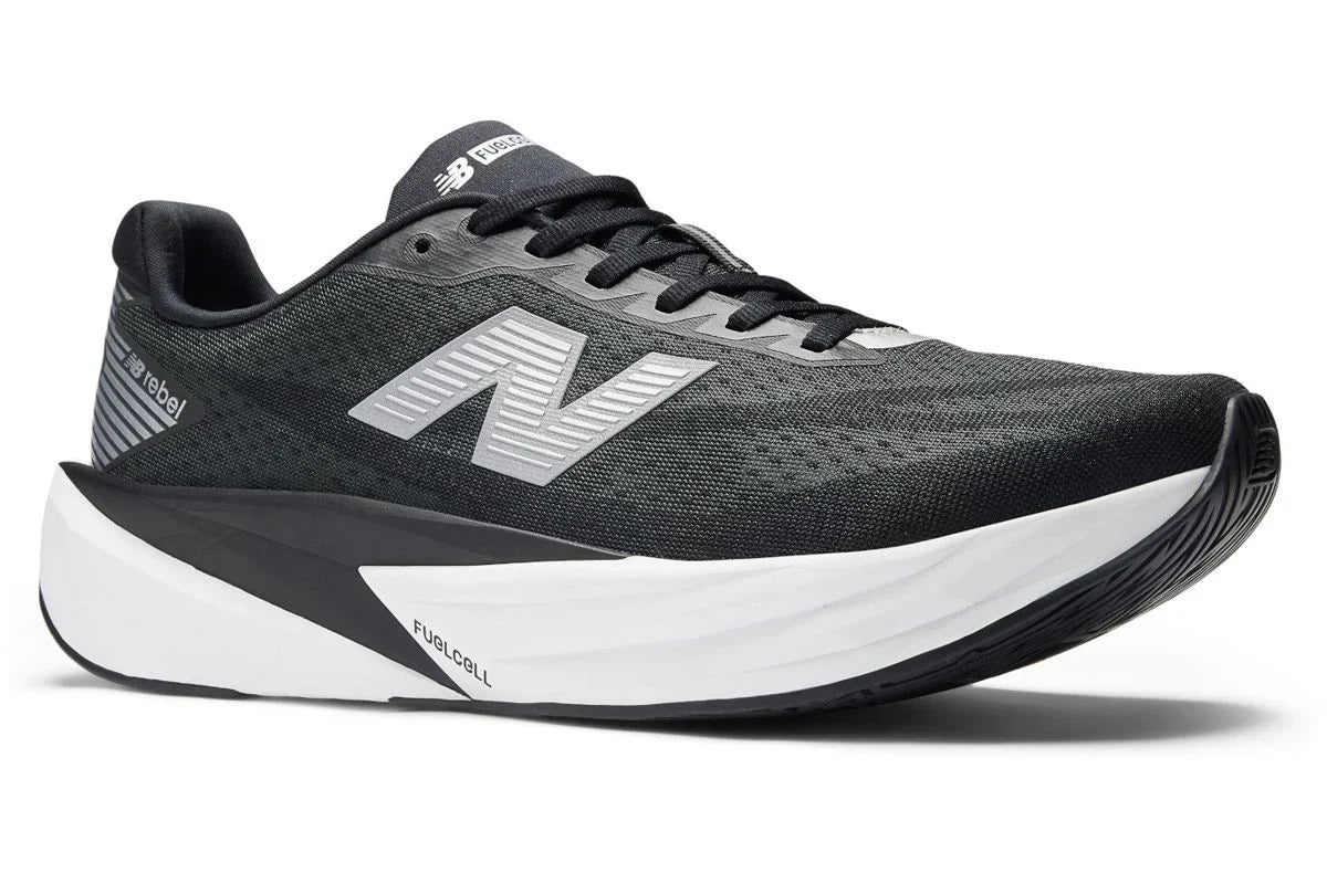 New Balance Mens Fuelcell Rebel v5 - Black/ Grey (MFCXLO5)