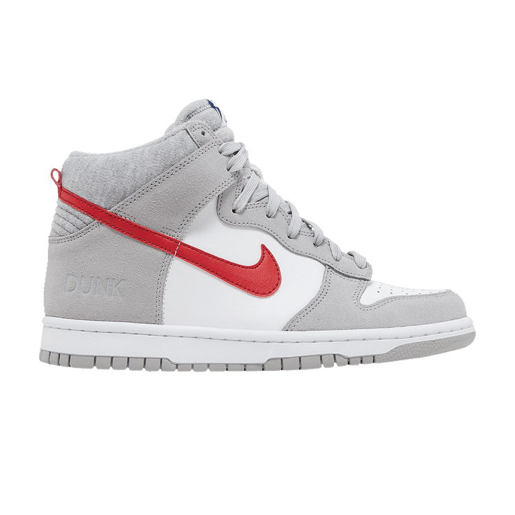 Nike Dunk High Athletic Club Grey Red (GS)