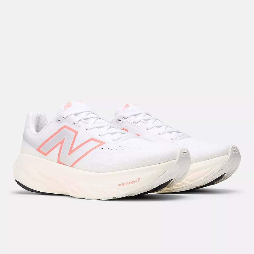New Balance Womens 1080V14-White/Beige (W108014H)