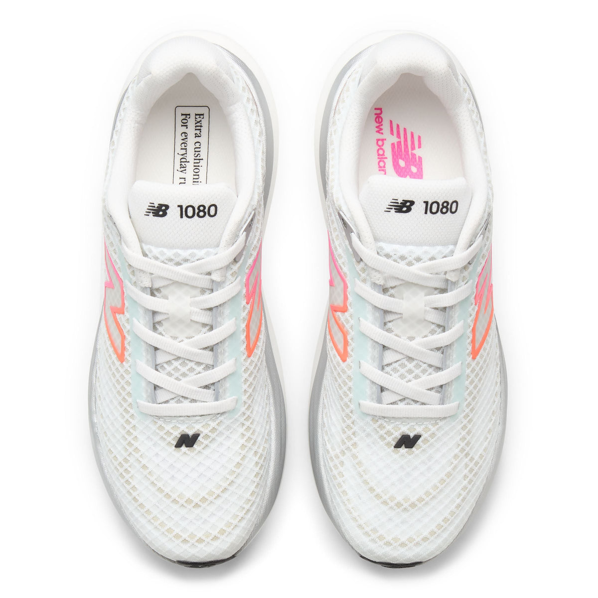 New Balance Womens 1080v15 - WHITE 4 (Wide)