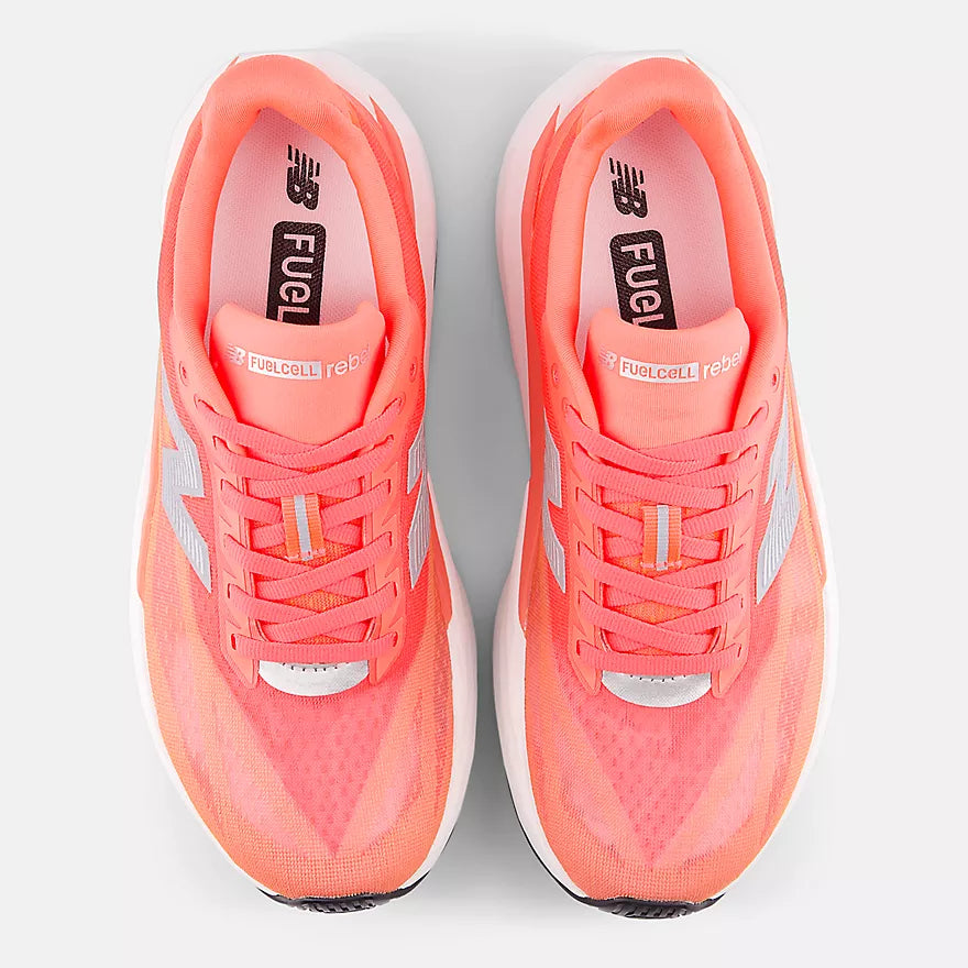 Womens New Balance Rebel V5 - URGENT RED