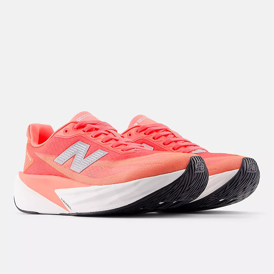 Womens New Balance Rebel V5 - URGENT RED