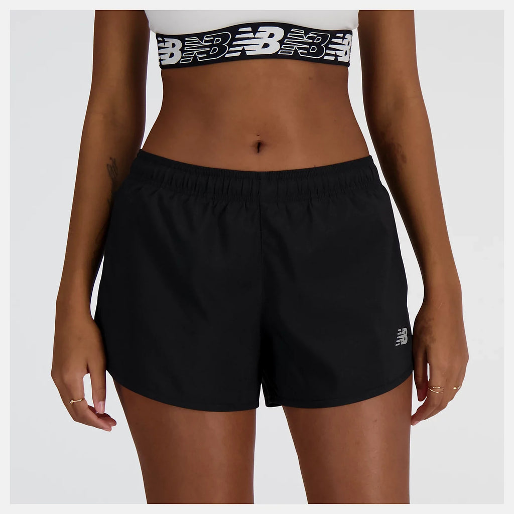 New Balance Sport Essentials Short 3" - Black - WOMEN (WS41226)